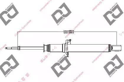 Амортизатор DJ PARTS DS1003GT